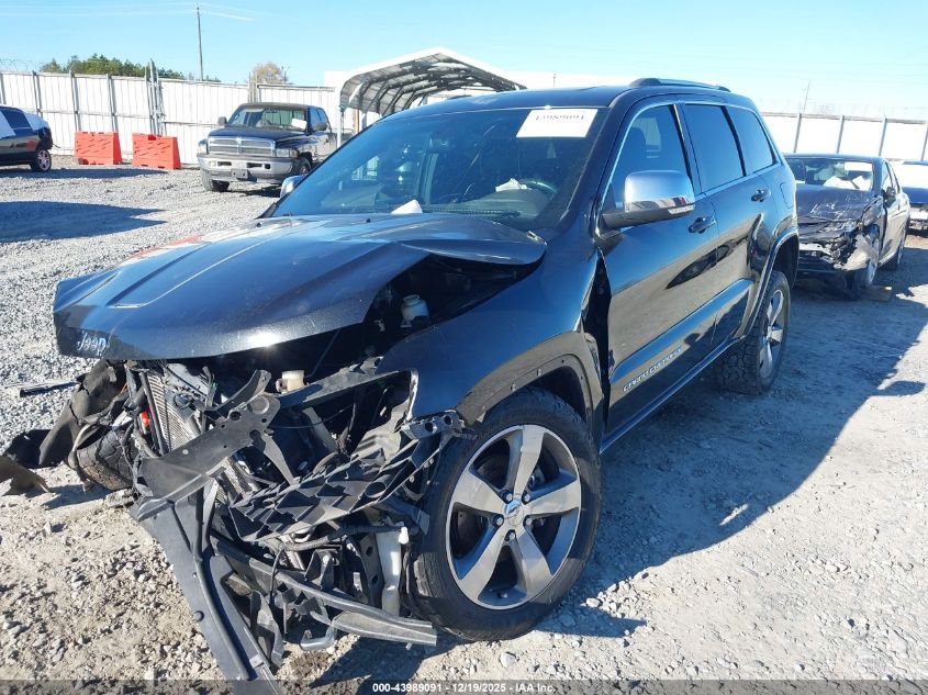 2014 Jeep Grand Cherokee Overland VIN: 1C4RJECG9EC351344 Lot: 43989091