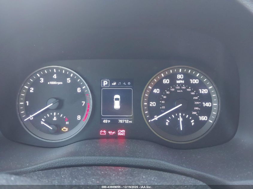 2017 Hyundai Tucson Se VIN: KM8J3CA4XHU453654 Lot: 43989095