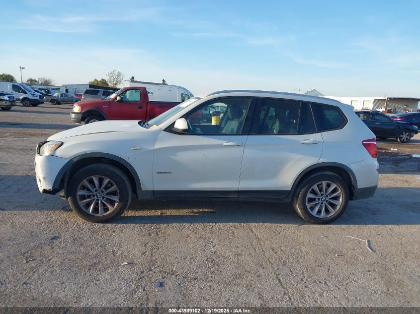 2017 BMW X3 Sdrive28I VIN: 5UXWZ7C30H0V91553 Lot: 43989102