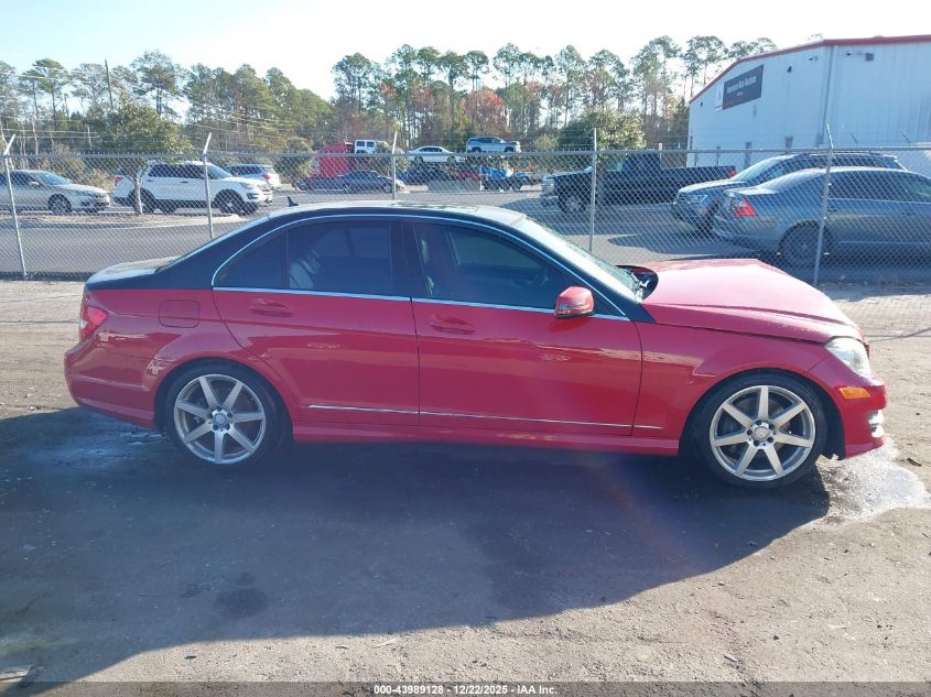 2014 Mercedes-Benz C 300 Sport 4Matic VIN: WDDGF8AB8EA948343 Lot: 43989128