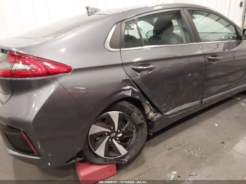 2017 Hyundai Ioniq Hybrid Sel VIN: KMHC75LC9HU056417 Lot: 43989137