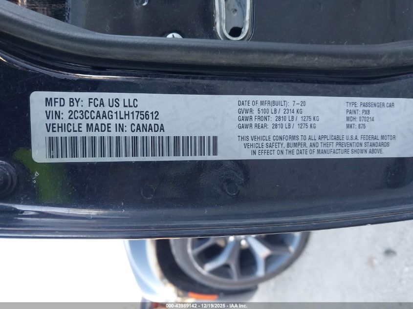 2016 Chrysler 300 300S VIN: 2C3CCAGG0GH311354 Lot: 43989142