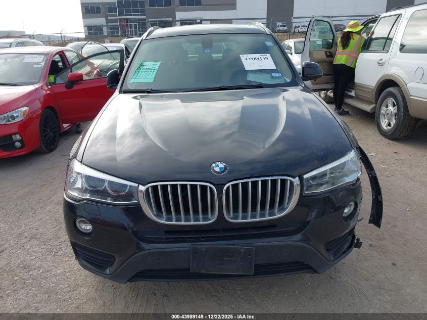 2017 BMW X3 Sdrive28I VIN: 5UXWZ7C30H0V88930 Lot: 43989149