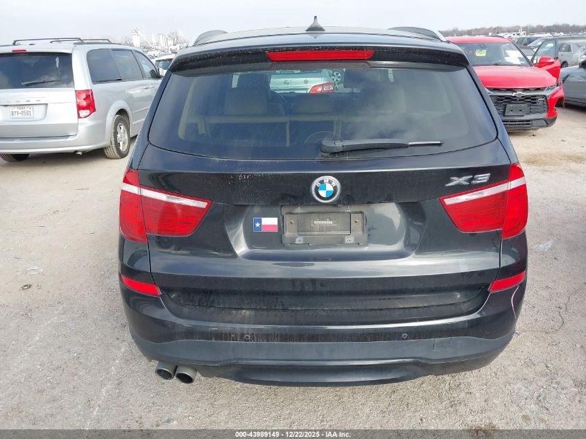 2017 BMW X3 Sdrive28I VIN: 5UXWZ7C30H0V88930 Lot: 43989149