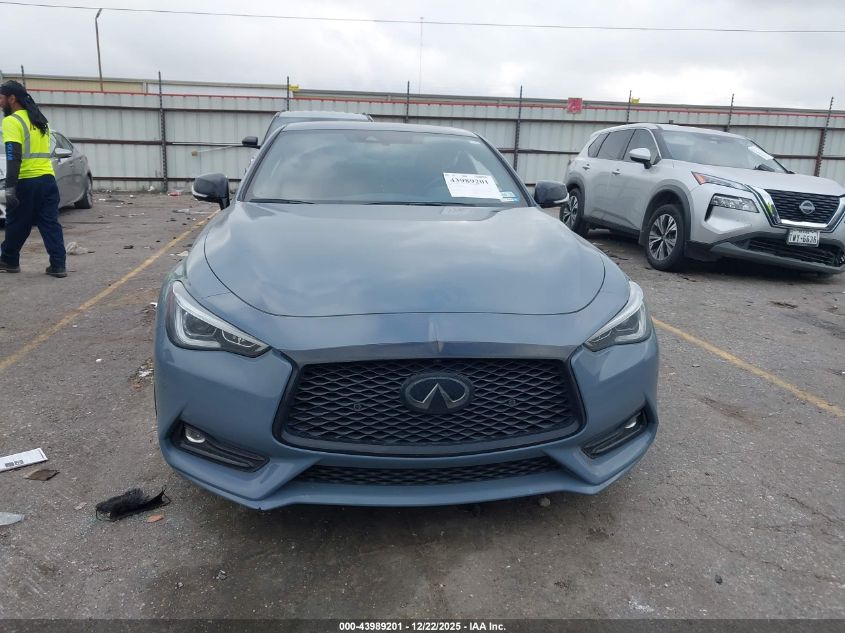 2021 Infiniti Q60 Red Sport 400 VIN: JN1FV7LK6MM530265 Lot: 43989201