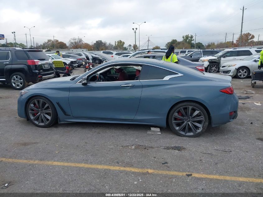 2021 Infiniti Q60 Red Sport 400 VIN: JN1FV7LK6MM530265 Lot: 43989201