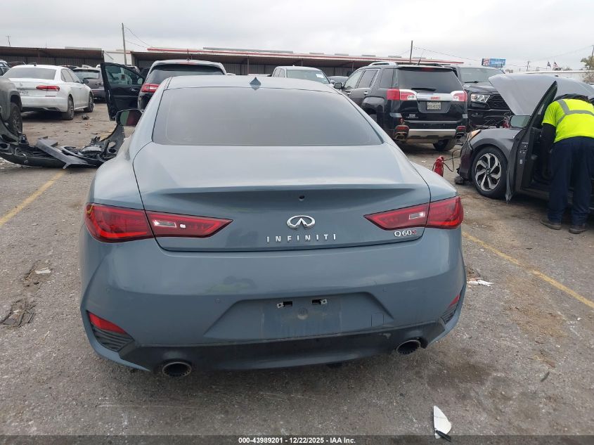 2021 Infiniti Q60 Red Sport 400 VIN: JN1FV7LK6MM530265 Lot: 43989201