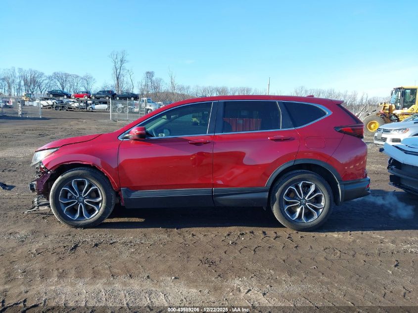 2022 Honda Cr-V 2Wd Ex-L VIN: 5J6RW1H80NA012117 Lot: 43989206