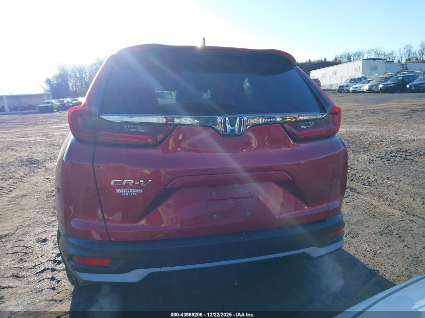 2022 Honda Cr-V 2Wd Ex-L VIN: 5J6RW1H80NA012117 Lot: 43989206