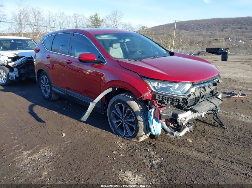 2022 Honda Cr-V 2Wd Ex-L VIN: 5J6RW1H80NA012117 Lot: 43989206