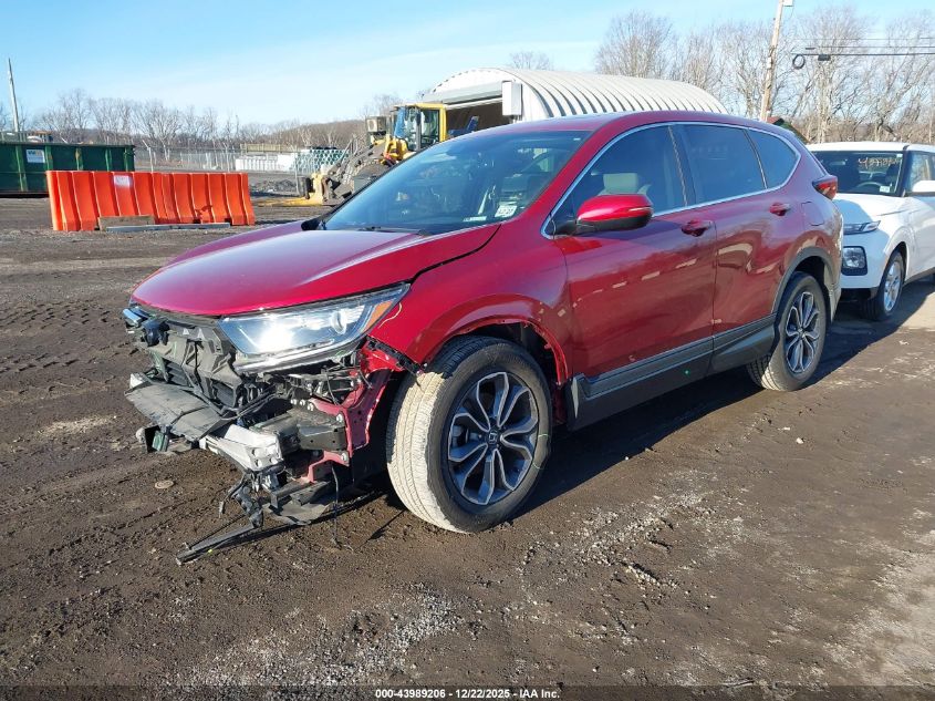 2022 Honda Cr-V 2Wd Ex-L VIN: 5J6RW1H80NA012117 Lot: 43989206