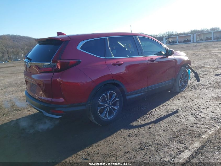 2022 Honda Cr-V 2Wd Ex-L VIN: 5J6RW1H80NA012117 Lot: 43989206