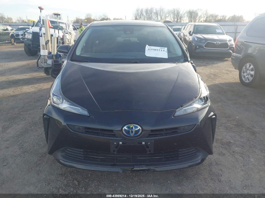 2020 Toyota Prius Le VIN: JTDKARFUXL3118242 Lot: 43989214