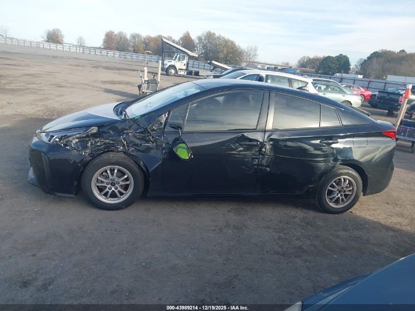 2020 Toyota Prius Le VIN: JTDKARFUXL3118242 Lot: 43989214