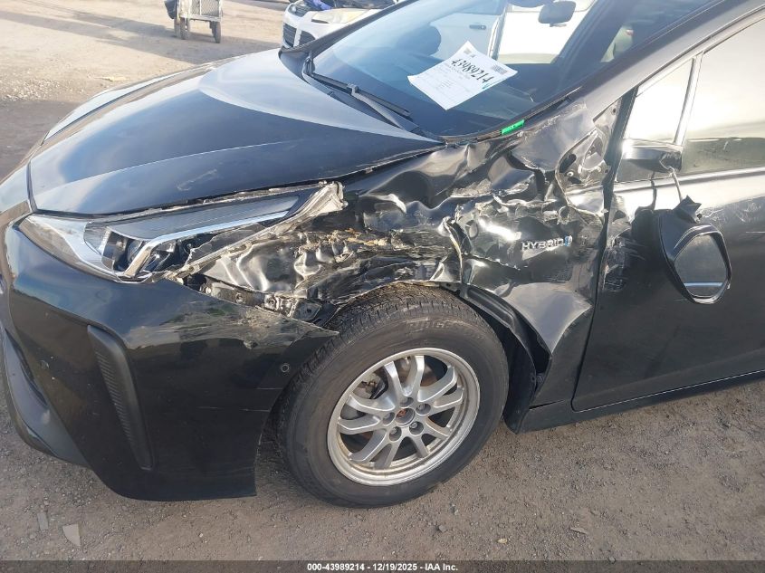 2020 Toyota Prius Le VIN: JTDKARFUXL3118242 Lot: 43989214