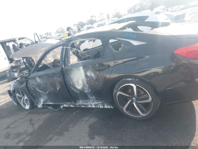 2021 Honda Accord Sport VIN: 1HGCV1F30MA103250 Lot: 43989216