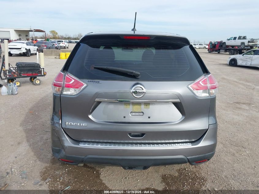 2016 Nissan Rogue S VIN: JN8AT2MT8GW005664 Lot: 43989223