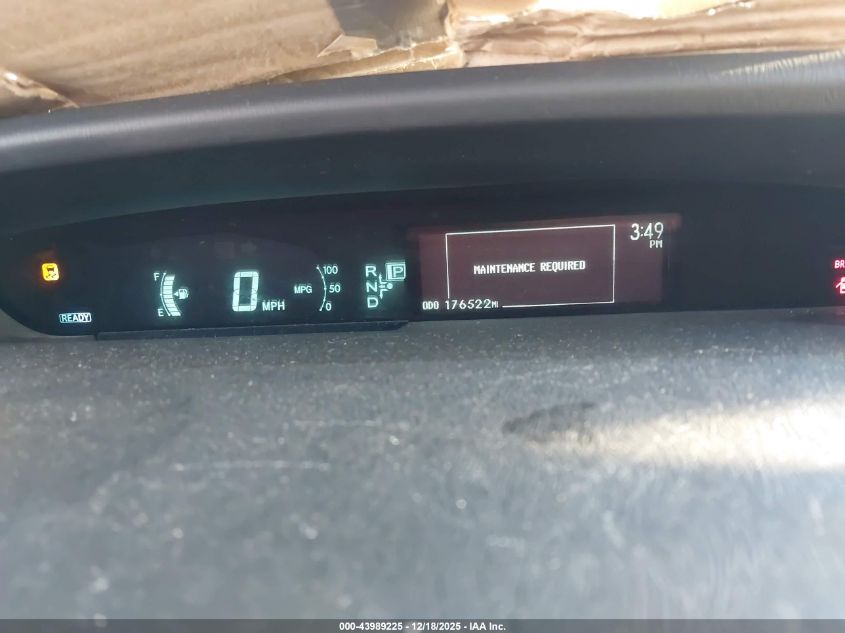 2013 Toyota Prius Two VIN: JTDKN3DU8D1632916 Lot: 43989225