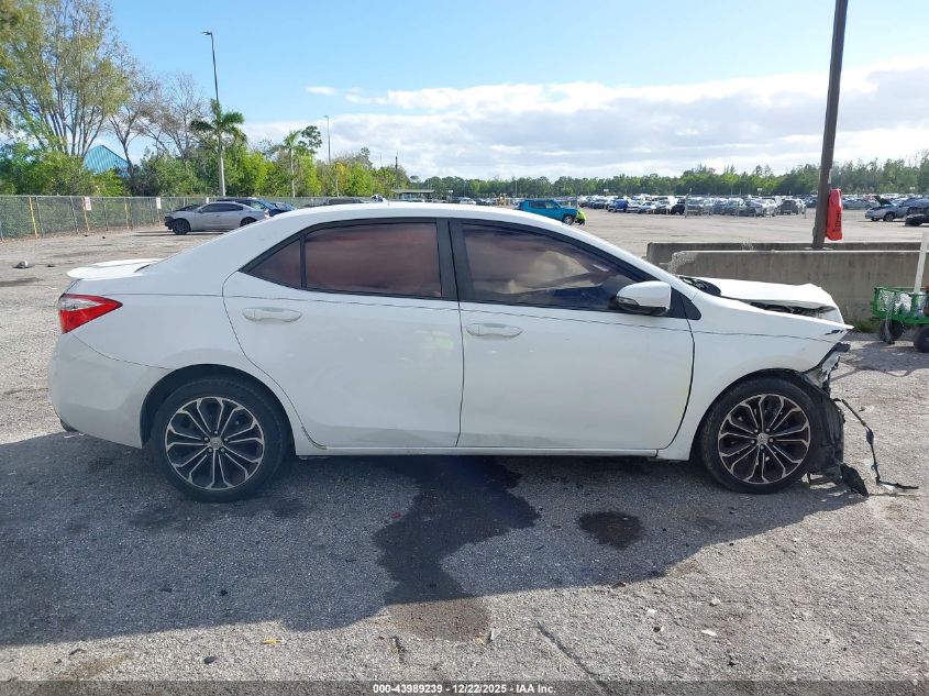 2015 Toyota Corolla S Plus VIN: 2T1BURHE3FC326200 Lot: 43989239