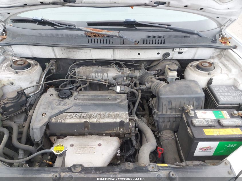 2001 Hyundai Santa Fe 2.4L/2.4L Gl VIN: KM8SB82BX1U075861 Lot: 43989248