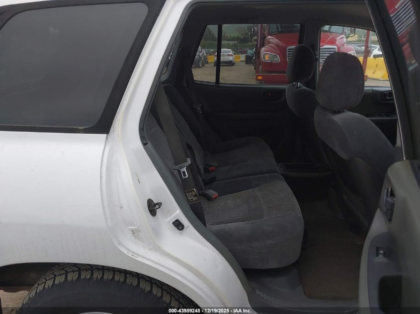 2001 Hyundai Santa Fe 2.4L/2.4L Gl VIN: KM8SB82BX1U075861 Lot: 43989248