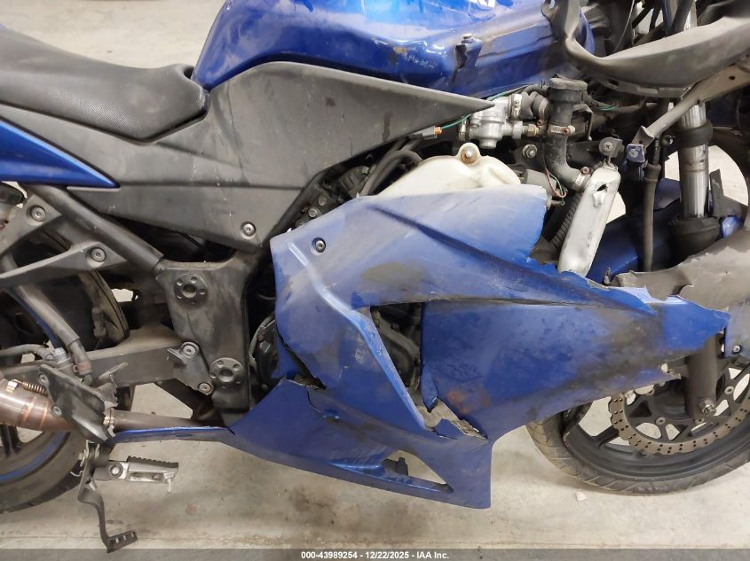 2009 Kawasaki Ex250 J VIN: JKAEXMJ189DA29653 Lot: 43989254