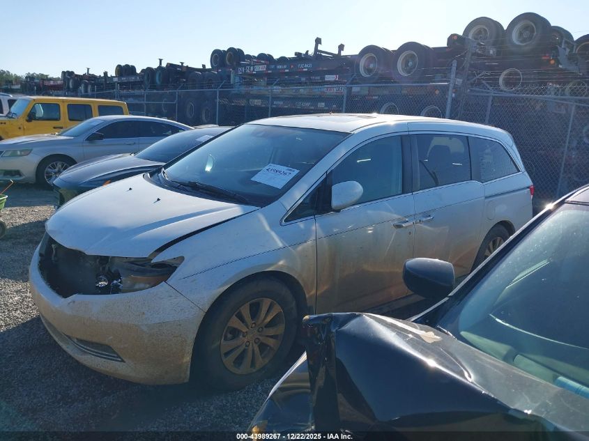 2016 Honda Odyssey Ex-L VIN: 5FNRL5H64GB055325 Lot: 43989267