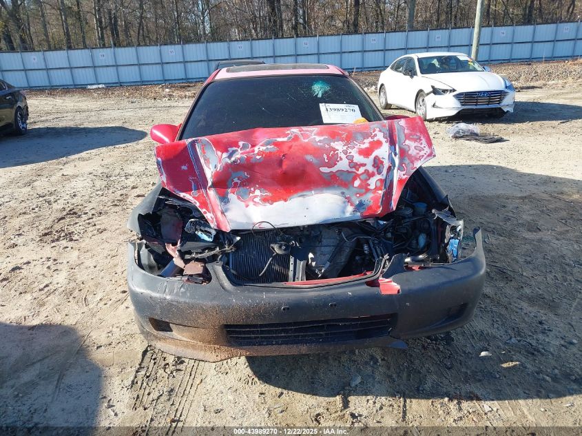 2000 Honda Civic Ex VIN: 1HGEJ814XYL063136 Lot: 43989270