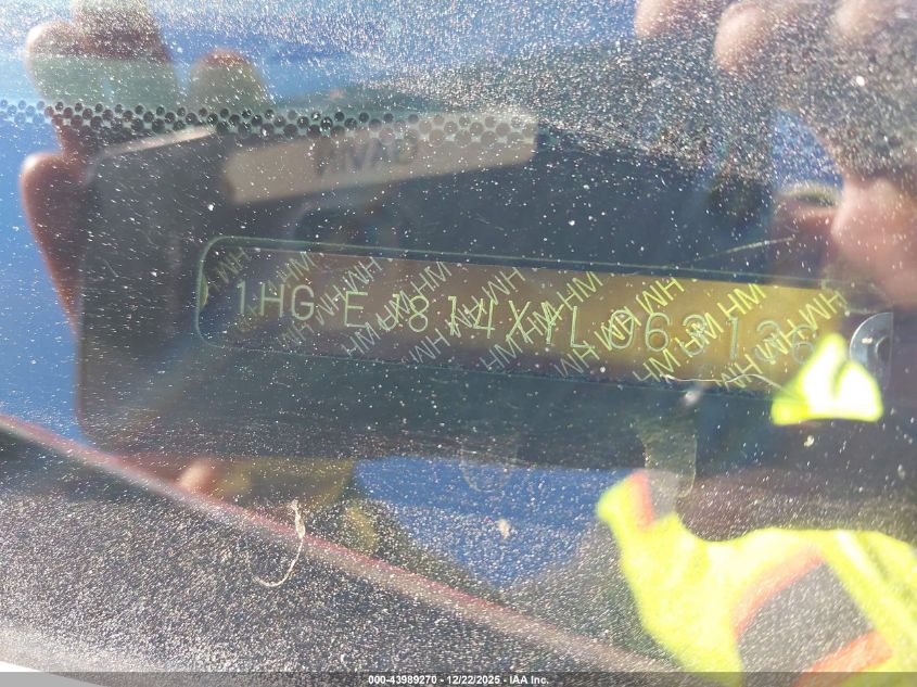 2000 Honda Civic Ex VIN: 1HGEJ814XYL063136 Lot: 43989270