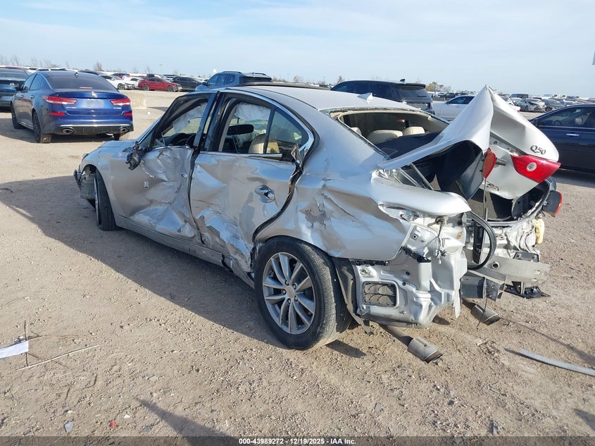 Vin: jn1bv7ap0em671590, lot: 44484980, infiniti q50 premium 20143