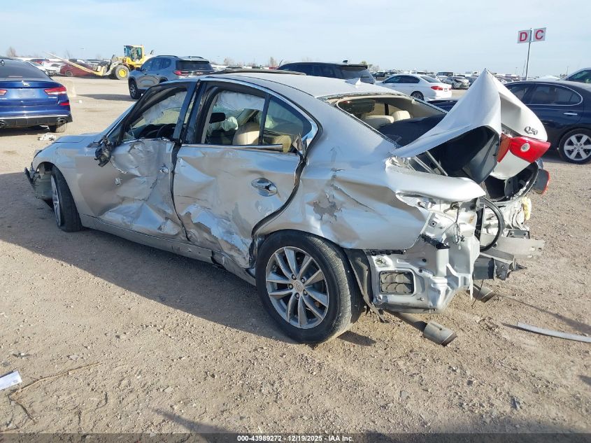 2014 Infiniti Q50 Premium VIN: JN1BV7AP0EM671590 Lot: 43989272