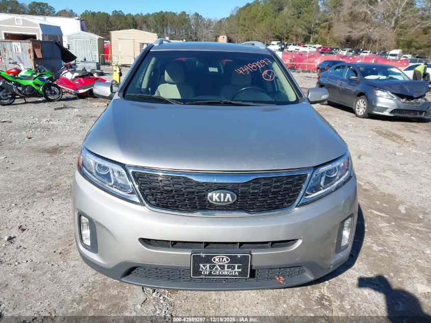 2014 Kia Sorento Lx VIN: 5XYKT3A67EG536417 Lot: 43989297