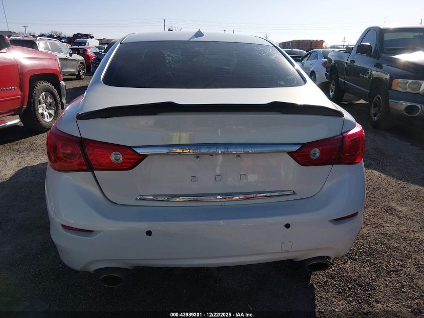 2014 Infiniti Q50 Sport VIN: JN1BV7AR3EM703367 Lot: 43989301