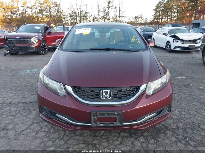 2013 Honda Civic Lx VIN: 19XFB2F53DE293196 Lot: 43989345