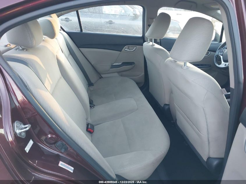 2013 Honda Civic Lx VIN: 19XFB2F53DE293196 Lot: 43989345