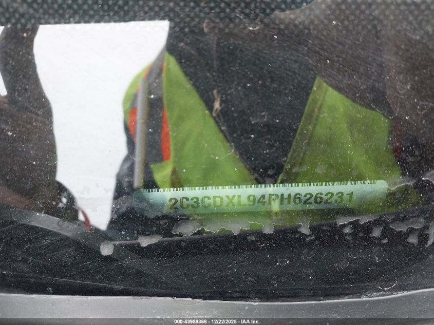 2023 Dodge Charger Srt Jailbreak VIN: 2C3CDXL94PH626231 Lot: 43989366