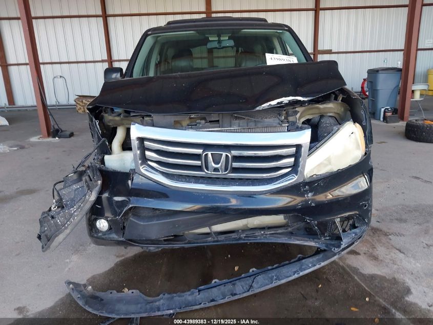 2013 Honda Pilot Touring VIN: 5FNYF3H91DB012526 Lot: 43989383