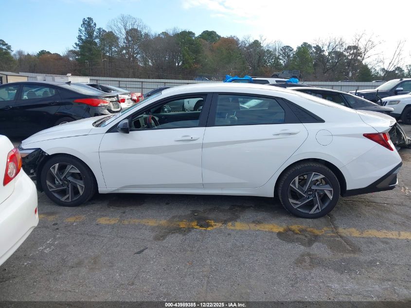 2025 Hyundai Elantra Sel Sport VIN: KMHLM4DG1SU055449 Lot: 43989385