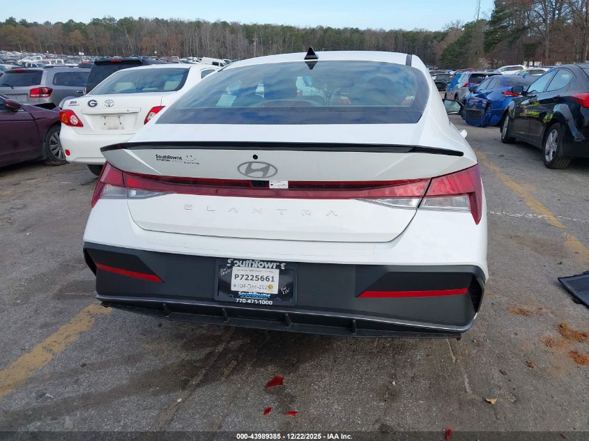 2025 Hyundai Elantra Sel Sport VIN: KMHLM4DG1SU055449 Lot: 43989385