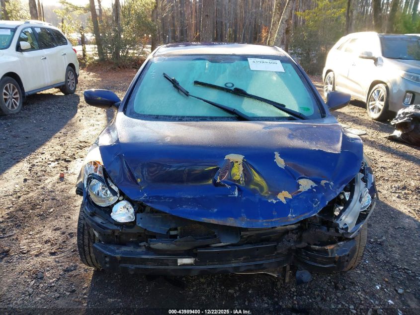 2013 Hyundai Elantra Gls VIN: 5NPDH4AEXDH446239 Lot: 43989400