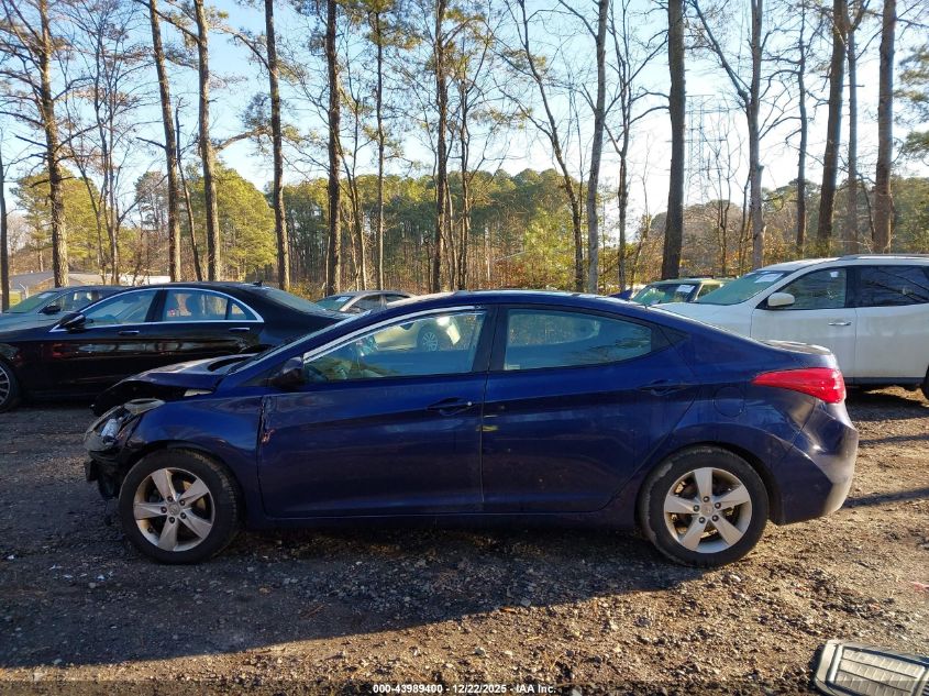 2013 Hyundai Elantra Gls VIN: 5NPDH4AEXDH446239 Lot: 43989400