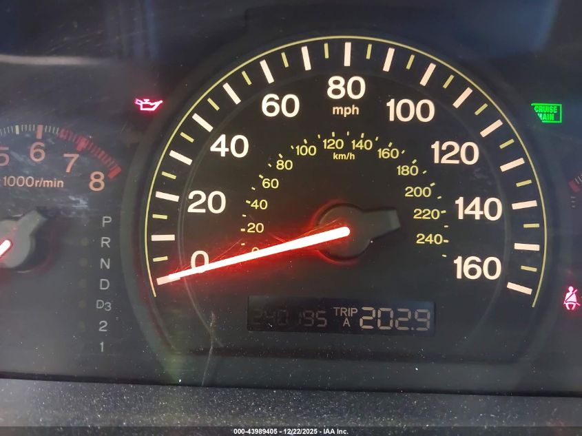 2003 Honda Accord 2.4 Lx VIN: 1HGCM56373A039782 Lot: 43989405