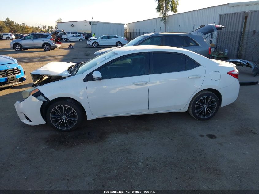 2015 Toyota Corolla S Plus VIN: 5YFBURHEXFP343933 Lot: 43989436
