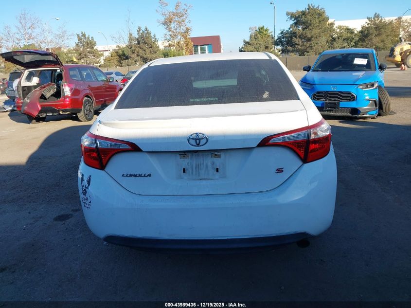 2015 Toyota Corolla S Plus VIN: 5YFBURHEXFP343933 Lot: 43989436
