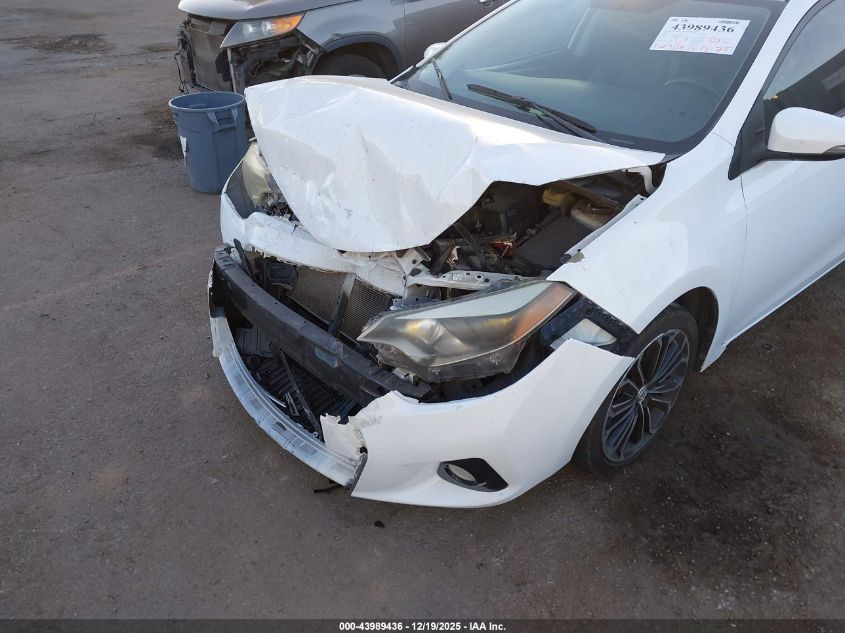 2015 Toyota Corolla S Plus VIN: 5YFBURHEXFP343933 Lot: 43989436