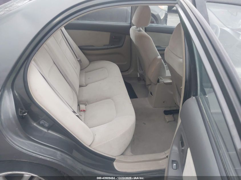 2005 Kia Spectra Ex/Lx/Sx VIN: KNAFE121255078987 Lot: 43989464