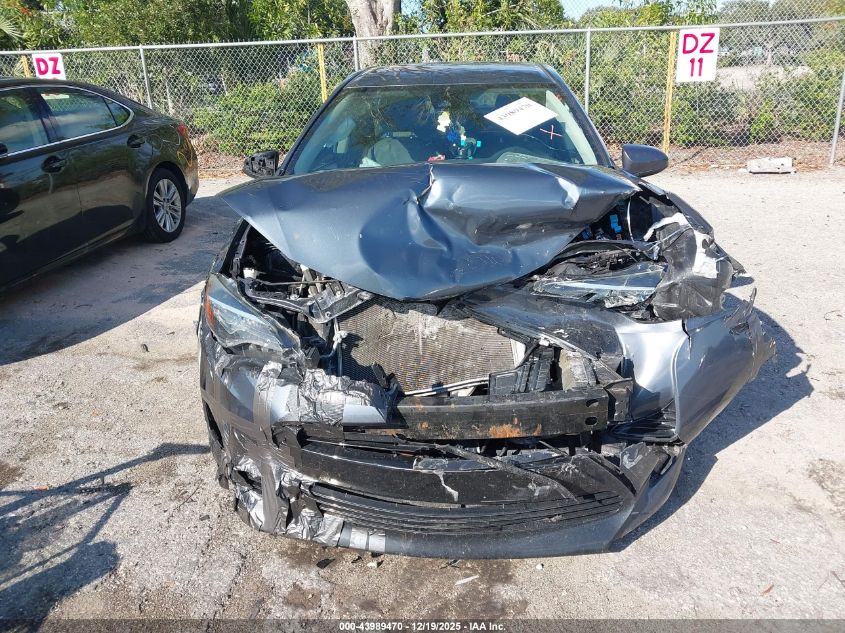 2018 Toyota Corolla Le VIN: 5YFBURHE2JP835901 Lot: 43989470