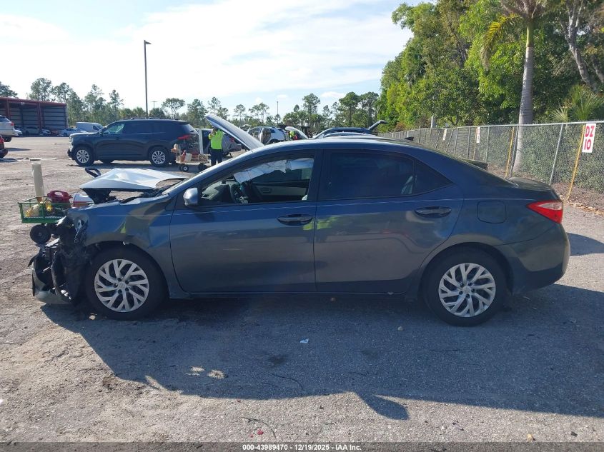 2018 Toyota Corolla Le VIN: 5YFBURHE2JP835901 Lot: 43989470