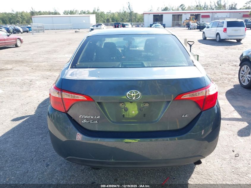 2018 Toyota Corolla Le VIN: 5YFBURHE2JP835901 Lot: 43989470