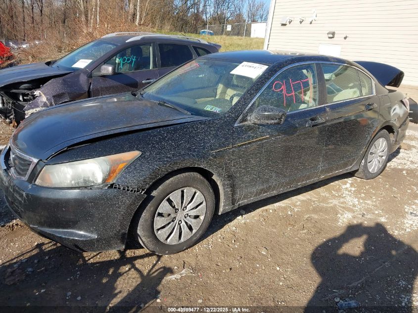 2009 Honda Accord 2.4 Lx VIN: 1HGCP26399A182022 Lot: 43989477